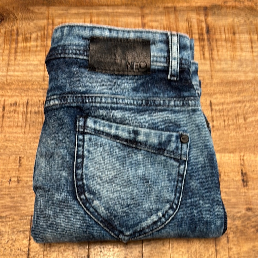 ADIDAS NEO Label Jeans Skinny Fit W24 L30 Blue Wash  (7)